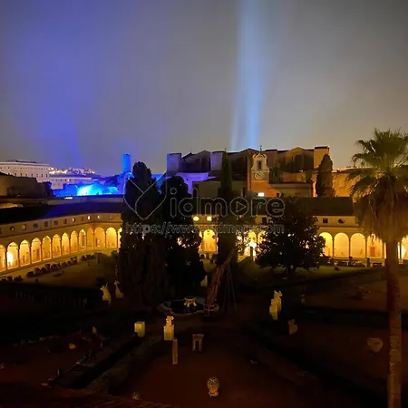 X2 Con Magnifica Vista Sul Chiostro Di Michelangelo E Le Terme Di Diocleziano Rome