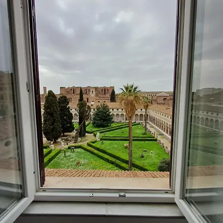 X2 Con Magnifica Vista Sul Chiostro Di Michelangelo E Le Terme Di Diocleziano بيت ضيافة